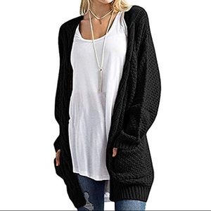 Black Sweater Cardigan